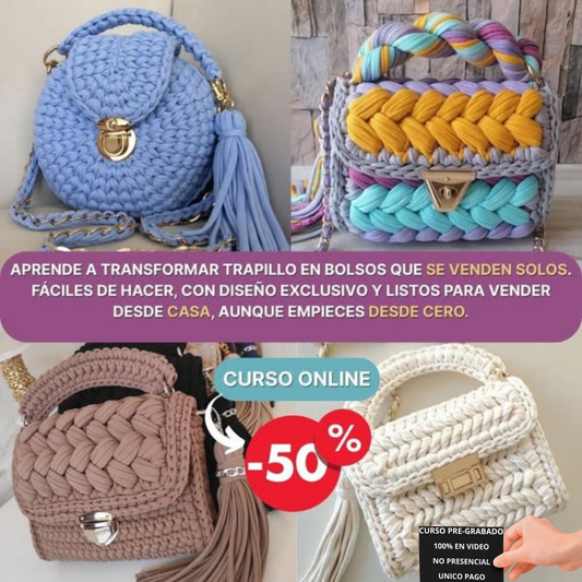 Curso Bolsos en Trapillo (Videos)