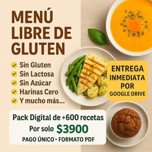 Pack Menu Libre de Gluten