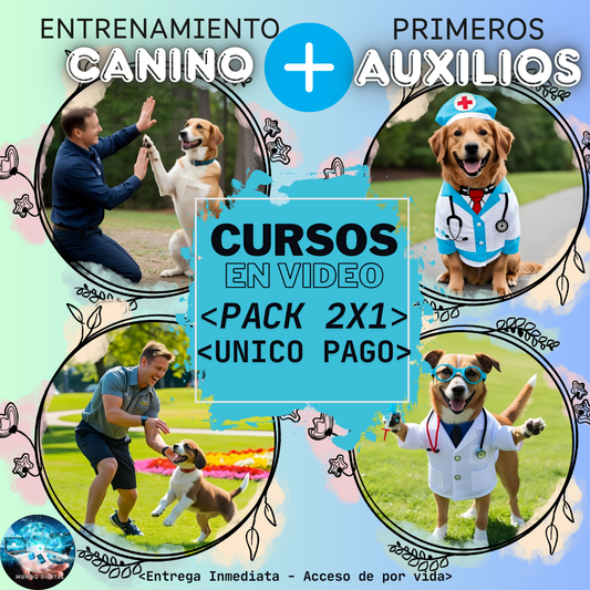 Curso de Adiestramiento Canino + Primeros Auxilios (Videos)