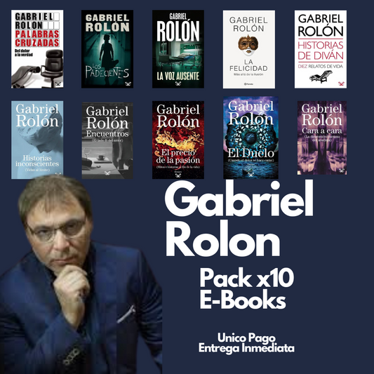 Pack de 10 libros de Gabriel Rolón